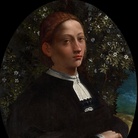 Dosso Dossi (? -1542), Ritratto di giovane, Possibile ritratto di Lucrezia Borgia, Circa 1518, Olio su pannello, 74.5 x 57.2 cm, National Gallery of Victoria