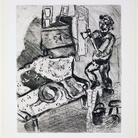 Marc Chagall, Il Contadino e il Serpente, da Le favole, mm 293 x 240