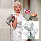 Ventilatore, filmato originale dalla produzione del film di Marilyn Monroe 