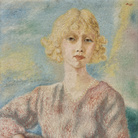 Alberto Savinio, Ritratto di Mademoiselle Parisis, 1929, Olio su tela | Courtesy ED Gallery Piacenza