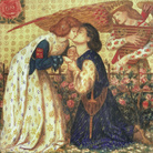 Dante Gabriel Rossetti (1828 - 1882), Roman de la Rose, 1864, Acquerello su carta, 34.3 x 34.3 cm, Tate, Presented by Andrew Bain 1925 | © Tate, London 2019