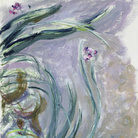 Claude Monet (1840 - 1926), Iris, 1924-1925 circa, Olio su tela, 105 x 73 cm, Parigi, Musée Marmottan Monet, Lascito Michel Monet, 1966 Inv. 5076 | © Musée Marmottan Monet, Académie des Beaux-Arts, Paris