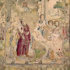 Giuseppe in prigione e il banchetto del Faraone, 1546-1547. Disegno e cartone di Agnolo Bronzino. Atelier di Jan Rost. Roma, Presidenza della Repubblica