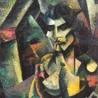 Mario Sironi (Sassari, 1885 - Milano, 1961), Figura, 1913-1914, Olio su tela, 84.5 x 59.5 cm, Milano, Museo del Novecento, Galleria del Futurismo, Donazione Giuseppina Antognini e Francesco Pasquinelli, 2021