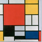 Piet Mondrian (1872-1944), Composition with Large Red Plane, Yellow, Black, Gray and Blue, 1921, Oil on canvas, 59.5 x 59.5 cm, Gemeentemuseum Den Haag