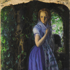 Arthur Hughes (1832-1915), Amore d’aprile, 1855-1856, Olio su tela, 49.5 88.8 cm, Tate, Purchased 1909 |© Tate, London 2019