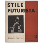 “Stile Futurista”,  a. 2, nn. 6-7, marzo 1935  (Copertina di con la riproduzione dell’opera  di U. Boccioni, Forme uniche nella continuità dello spazio) Mart, Archivio di Nuova Scrittura, Collezione Paolo della GraziaMART, Museo di Arte Moderna e Contemporanea di Trento e Rovereto  