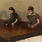 Michaël Borremans, The Prodigy, 2007. Oil on canvas, 117 x 110 cm. © Michael Borremans. Courtesy Zeno X Gallery, Antwerp. Photograph: Peter Cox. UBS Art Collection