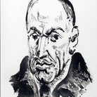 Pablo Picasso, Da Vingt poèms de Gòngora, 1948, Portrait de Gòngora, d’apres Velazquez, acquatinta allo zucchero