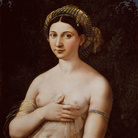 Raffaello Sanzio, La Fornarina, 1518-1519 circa, Olio su tavola, 60 x 85 cm, Roma, Galleria Nazionale d'Arte Antica