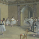 Edgar Degas, Il foyer della danza al teatro dell’Opéra, 1872, Olio su tela, 46 x 32 cm, Parigi, Musée d’Orsay | © René-Gabriel Ojéda / RMN-Réunion des Musées Nationaux/ distr. Alinari