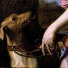 Guercino (1591 - 1666), Diana cacciatrice, Olio su tela, 97 x 121 cm, Roma, Fondazione Sorgente Group