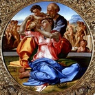Michelangelo Buonarroti, Tondo Doni, 1506-1508 circa, Tempera su tavola, 120 x 120 cm, Firenze, Galleria degli Uffizi