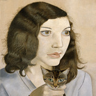 Lucian Freud, Girl with a Kitten, 1947, Olio su tela, Lucian Freud Archive / Bridgeman Images | Foto: © Tate London | Courtesy of Chiostro del Bramante, Roma