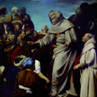 Carlo Saraceni, Predica di Raimondo Nonnato. Olio su tela, cm 325 x 225. Roma, Curia Generalizia dei Padri Mercedari