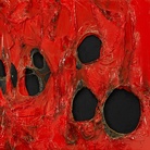 Alberto Burri, Rosso Plastica, 1963 © Fondazione Burri