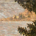 Vittore Grubicy de Dragon, Fiumelatte (o Lierna), 1889, Olio su tela, 20.5 × 32 cm, Roma, Galleria Berardi