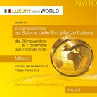 Luxury in the World. Made in Italy nel mondo