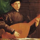 Francesco Salviati, Suonatore di liuto, 1529-1530, Olio su tavola, cm 96x77, Paris, Musèe Jacquemart-Andrè, Institut de France