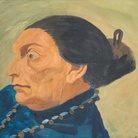 Corrado Cagli, Ritratto della Signora Sachs, 1940, Olio su tavola, 40 x 30 cm, Galleria Arte Moderna, Milano