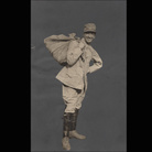 Umberto Boccioni in uniforme, [1914-1916]  fotografia; 140 x 90 mm  Mart, Archivio del ‘900, fondo Fortunato Depero, Dep.7.1.1.1.260MART, Museo di Arte Moderna e Contemporanea di Trento e Rovereto 