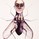 Francesco Clemente. Self-Portrait as a Fly, 2005, acquerello su carta