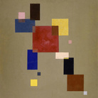 Vassily Kandinsky, Rechtecke (Tredici rettangoli), 1930. Olio su cartone, cm 69,5 x 59,5. Lascito Nina Kandinsky, 1981. © Centre Pompidou, MNAM?CCI / Service de la documentation photographique du MNAM / Dist. RMN? GP © Vassily Kandinsky by SIAE 2013