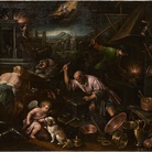 Il nuovo dipinto della collezione di Palazzo Thiene e i 4 elementi dei Bassano - L’elemento Fuoco: la fucina di Vulcano