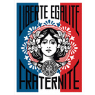 Shepard Fairey OBEY, Liberté Egalité Fratenité | © Shepard Fairey