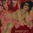 Leopoldo Metlicovitz, Parfum Liane Fleurie, 1908-1910, Cromolitorafia su carta, 79.6 x 110.1 cm | Courtesy of Museo Nazionale, Collezione Salce, Treviso