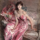 Giovanni Boldini, La signora in rosa (Ritratto di Olivia de Subercaseaux Concha), 1916, Olio su tela, Ferrara, Museo Boldini