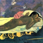 Paul Gauguin, Manao tupapau – Lo spirito dei morti veglia, 1892, Olio su tela ruvida montata su tela, 92.4 x72.4 cm, Buffalo, The Albright–Knox Art Gallery 