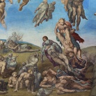 Michelangelo Buonarroti, Giudizio universale, Particolare, 1537-1541, Affresco, 13.7 x 12.2 m, Cappella Sistina, Musei Vaticani, Città del Vaticano, Roma