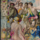 Giuseppe racconta il sogno del sole, della luna e delle stelle, 1549. Disegno e cartone di Agnolo Bronzino. Atelier di Jan Rost. Firenze, Soprintendenza Speciale PSAE e per il Polo Museale