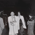 Weegee (Arthur H. Felling), The Critic - Mrs. Cavanaugh and friend about to entr The metropolitan Opera House