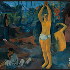 Paul Gauguin, Da dove veniamo? Chi siamo? Dove andiamo?, 1897, Olio su tela, 374.6 x 139.1 cm, Boston, Museum of Fine Arts