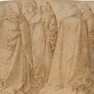 Antonello da Messina, Gruppo di donne su una piazza con alti casamenti,Musée du Louvre, Dèpartement des arts graphiques, Paris
