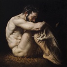 Roberto Ferri, L' ABISSO, 2017, Olio su tela, 50 x 50 cm | Courtesy of Roberto Ferri e Fondazione Stelline