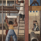 Massimo Campigli, I costruttori, 1928 olio su tela, 162 x 114 cm