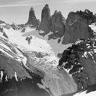 Ande, Ghiacciaio Paine | Foto: Alberto Maria De Agostini, 1945 | © Museo Borgatello