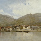 Filippo Carcano. Allegria, Pescarenico nel lago di Lecco