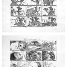 Pablo Picasso, Sueno y mentira de Franco, 1937, 2 acqueforti e acquatinte, mm 317x422