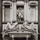 Aurelio Amendola, La tomba di Giuliano de' Medici duca di Nemours, veduta d'insieme, 1992-93, Galleria civica di Modena