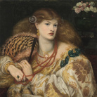 Dante Gabriel Rossetti (1828 - 1882), Monna Vanna, 1866, Olio su tela, 86.4 x 88.9 cm, Tate, Purchased with assistance from Sir Arthur Du Cros Bt and Sir Otto Beit KCMG through the Art Fund 1916 | © Tate, London 2019