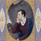 Giovanni Battista Gigola, Ritratto di Lord Byron in The Corsair of Lord Byron, 1826, Acquerello e gouache su pergamena, tavola fuori testo in The Corsair of Lord Byron, Milano, Printed by the Typographical Society of Ita-lian Classicks, 1826 Brescia, Ateneo di Scienze Lettere ed Arti Onlus | Fotostudio Rapuzzi, Brescia