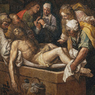 Vincenzo Campi da Lattanzio Gambara, Deposizione di Cristo nel sepolcro, Olio su tela, 210 × 147 cm, 1580-1590 circa, Firenze, Gallerie degli Uffizi, Galleria Palatina e Appartamenti Reali, Provenienza: Pisa, Santo Stefano dei Cavalieri, fino al 1818; Pisa, Palazzo Reale, 1818