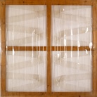 Carla Accardi, Grande trasparente, 1975. Sicofoil su telaio di legno, cm 170 x 170. Collezione dell’artista