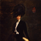 Lino Selvatico, La contessa Anna Morosini, 1908, Olio su tela, 228 x 119 cm, Ca' Pesaro, Galleria Internazionale d'Arte Moderna | 