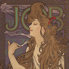 Alphonse Mucha, Job, 1896, Litografia a colori e doratura, 44.5 x 59 cm, Gretha Arwas Collection, Londra | © Arwas Archives