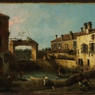 Giovanni Antonio Canal detto Canaletto (Venezia 1697 – 1768), Molo a Dolo, 1756 ca. Olio su tela, cm 30,5x44,5. © Museum of Fine Arts, Budapest 2015